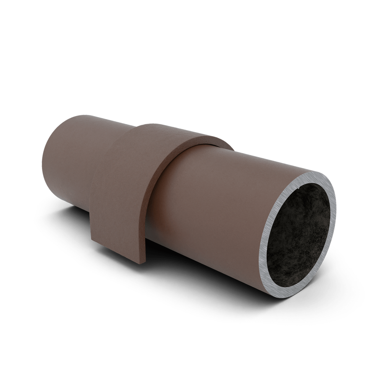 Buiskoppeling Kapbeugel - vintage beige-C / 33,7 mm